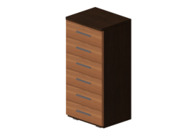 3D Schr&auml;nke und Kommoden - Anrichte 6 Schubladen 53x44x114cm