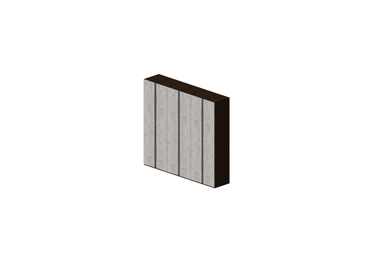 3D Schränke und Kommoden - Schrank 6 Türen 274x60x250cm -... 3D Schränke und Kommoden - Schrank 6 Türen 274x60x250cm -...