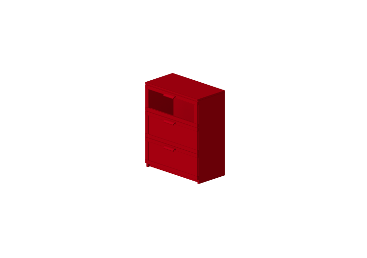 Armarios y Cómodas 3D - Cajonera 3 cajones 78x45x95cm -... Armarios y Cómodas 3D - Cajonera 3 cajones 78x45x95cm -...