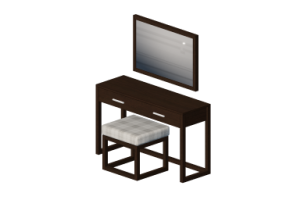 Armoires 3D - Bureau en bois