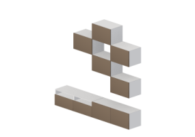 3D Wall Cabinet - Ikea Living room (comp_3)