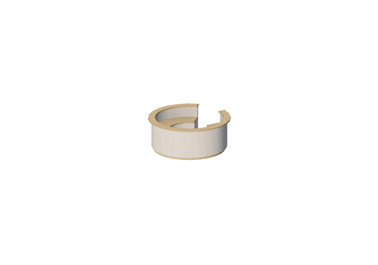 3D Furniture - Reception Desk - ACCA software 3D Furniture - Reception Desk - ACCA software