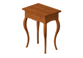 M&oacute;veis 3D - Mesa de centro Vitoriana