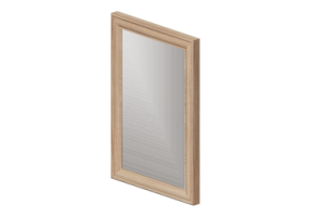 Accessoires 3D - Mirroir rectangulaire