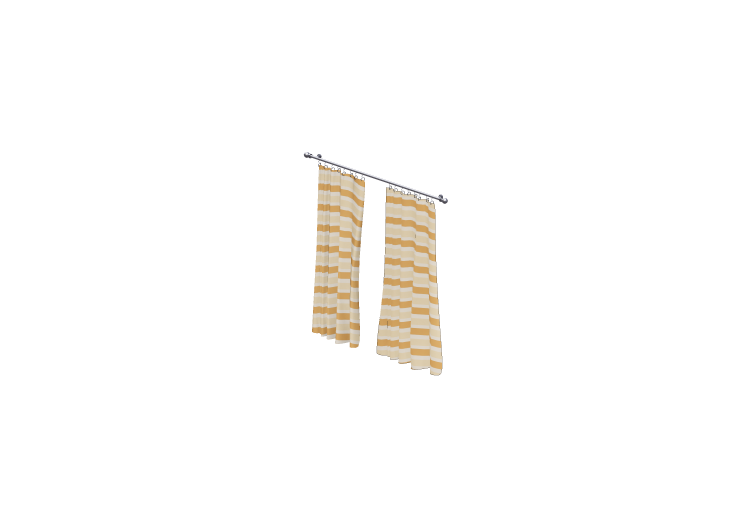 Accessoires 3D - Rideau en tissu double - ACCA software Accessoires 3D - Rideau en tissu double - ACCA software