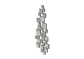 Acess&oacute;rios 3D - Mosaico de espelhos