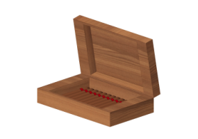 Accesorios 3D - Caja con puros