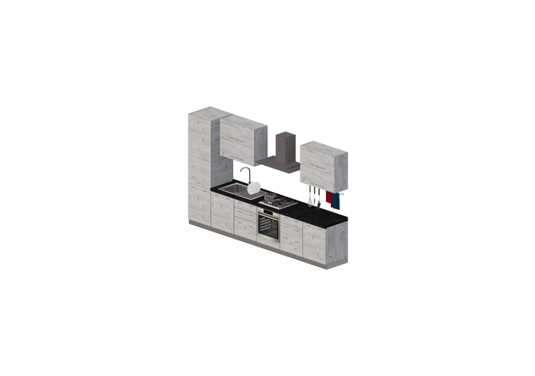 Cocinas 3D - Cocina moderna completa con electrodomésticos... Cocinas 3D - Cocina moderna completa con electrodomésticos...