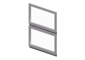 Ante 3D - Glast&uuml;ren f&uuml;r K&uuml;che-H&auml;ngeschrank 60x72cm