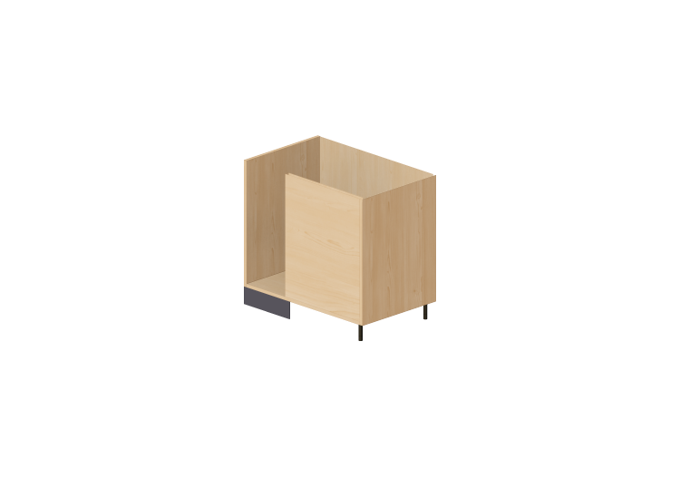 3D Unterschränke - Linker Eck-Küchenunterschrank 90x82cm -... 3D Unterschränke - Linker Eck-Küchenunterschrank 90x82cm -...