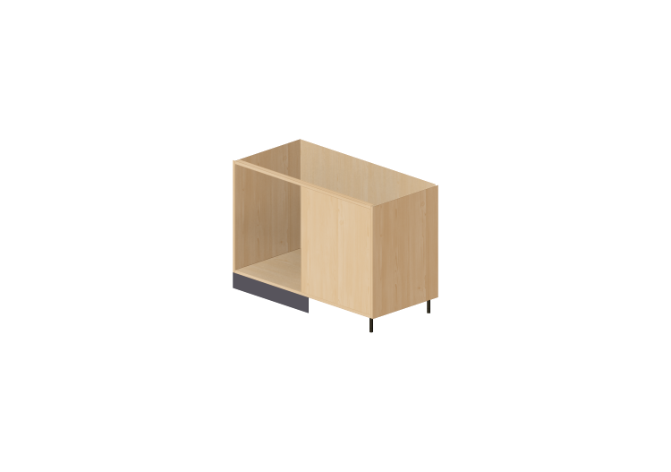 3D Unterschränke - Linker Eck-Küchenunterschrank 120x82cm -... 3D Unterschränke - Linker Eck-Küchenunterschrank 120x82cm -...