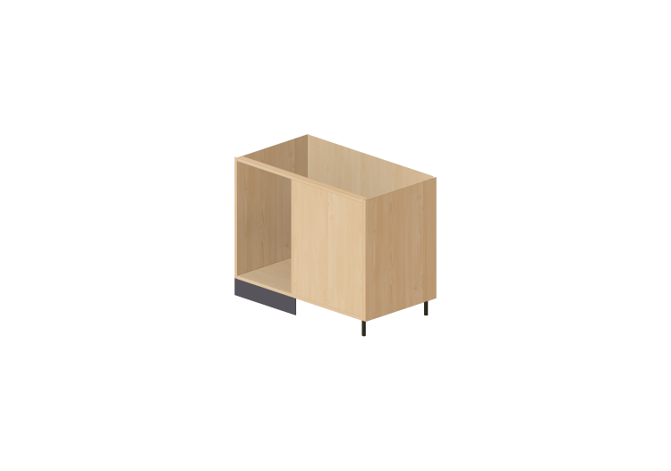 Bases 3D - Base de canto esquerda para cozinha 100x82cm -... Bases 3D - Base de canto esquerda para cozinha 100x82cm -...