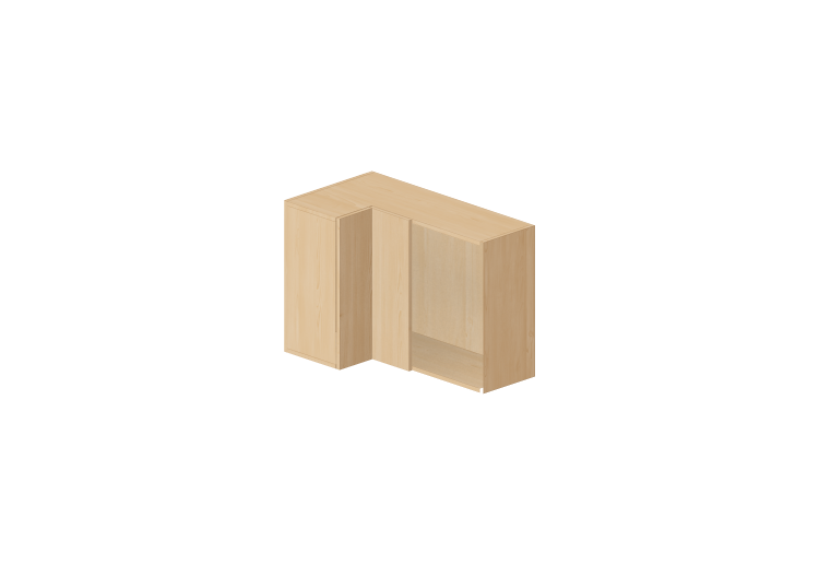 Pensili 3D - Pensile angolare destro per cucina 100x72cm -... Pensili 3D - Pensile angolare destro per cucina 100x72cm -...