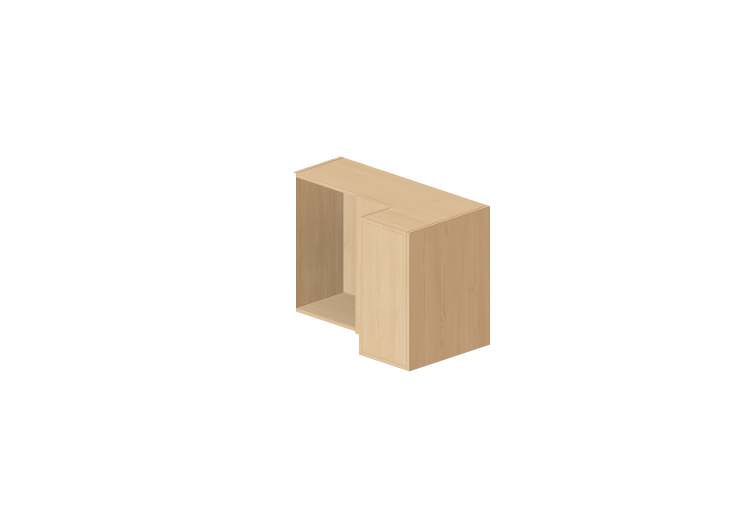 Armoires supérieures 3D - Meuble haut angulaire gauche pour... Armoires supérieures 3D - Meuble haut angulaire gauche pour...