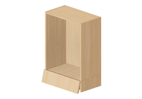 3D Hanging cabinets - Kitchen hood 60x96cm
