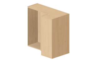Colgantes 3D - Colgante angular izquierdo para cocina 100x96cm