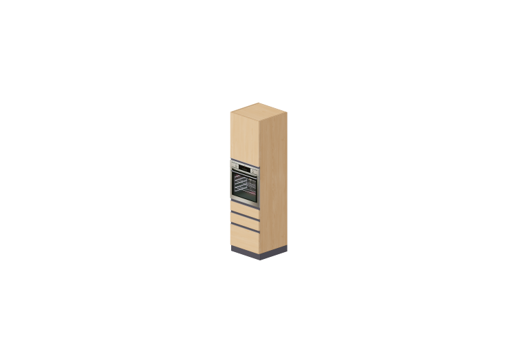 3D Columns - Vertical Tower Oven 60x216cm - ACCA software 3D Columns - Vertical Tower Oven 60x216cm - ACCA software
