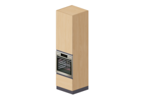 Colunas 3D - Torre forno 60x216cm