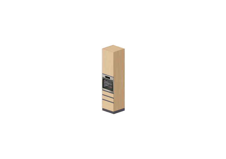 Columnas 3D - Columna horno 60x240cm - ACCA software Columnas 3D - Columna horno 60x240cm - ACCA software