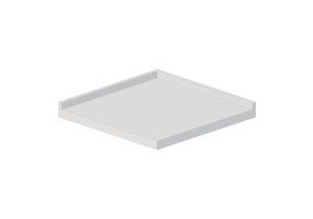 3D Tischplatten - Eck-K&uuml;chenarbeitsplatte 60x60cm
