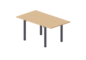 3D Tische - Tisch rechteckig 160x90cm
