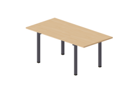 3D Tables - Tavolo rettangolare 180x90cm