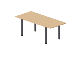 Mesas 3D - Mesa rectangular 200x90cm
