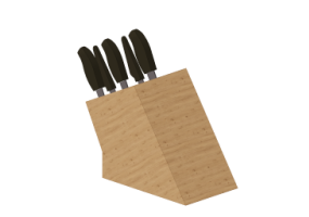Accessoires 3D - Bloc porte-couteaux