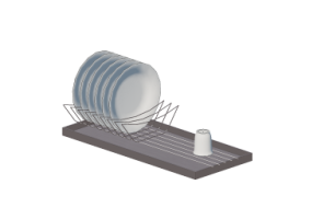 Acess&oacute;rios 3D - Escorredor de pratos