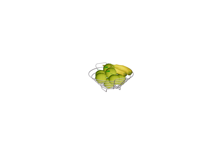 3D Zubehör - Apfel- und Bananenbehälter - ACCA software 3D Zubehör - Apfel- und Bananenbehälter - ACCA software