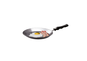 Accessoires 3D - Casserole avec oeuf et bacon
