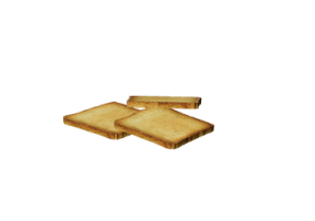 Accesorios 3D - Pan tostado
