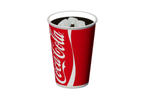 Accessori 3D - Bicchiere di coca-cola