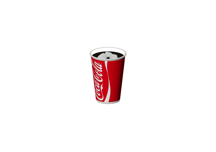 Accessoires 3D - Verre de coca-cola - ACCA software Accessoires 3D - Verre de coca-cola - ACCA software