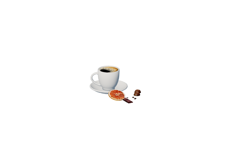 Acessórios 3D - Xícara de café - ACCA software Acessórios 3D - Xícara de café - ACCA software