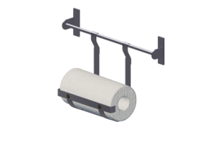 3D Zubeh&ouml;r - K&uuml;chenrollenhalter