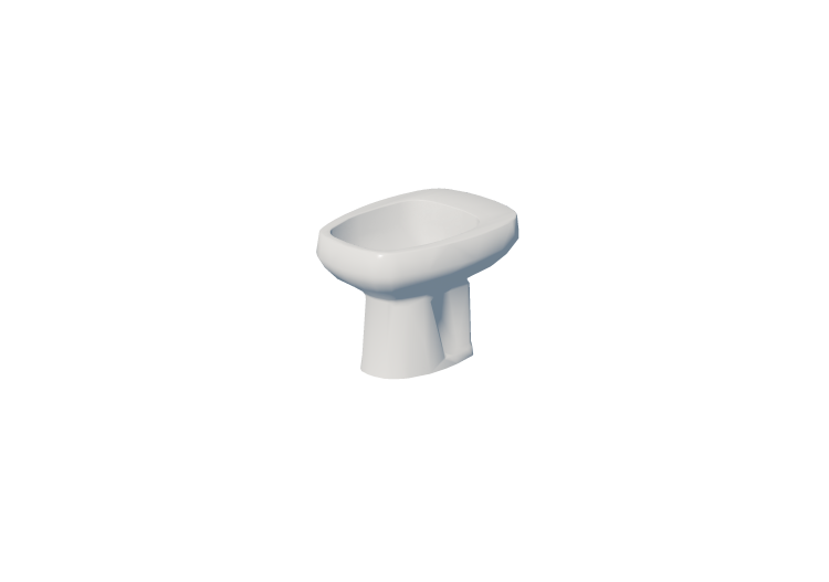 3D Bidet - Bidet bodenstehend - ACCA software 3D Bidet - Bidet bodenstehend - ACCA software