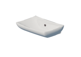 Pias 3D - Cuba pendente 60x40cm