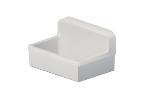 3D Sinks - Suspended bathroom sink 75x55cm