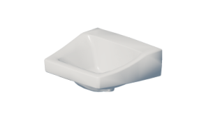 Lavabos 3D - Lavabo ba&ntilde;o colgante 50x45cm