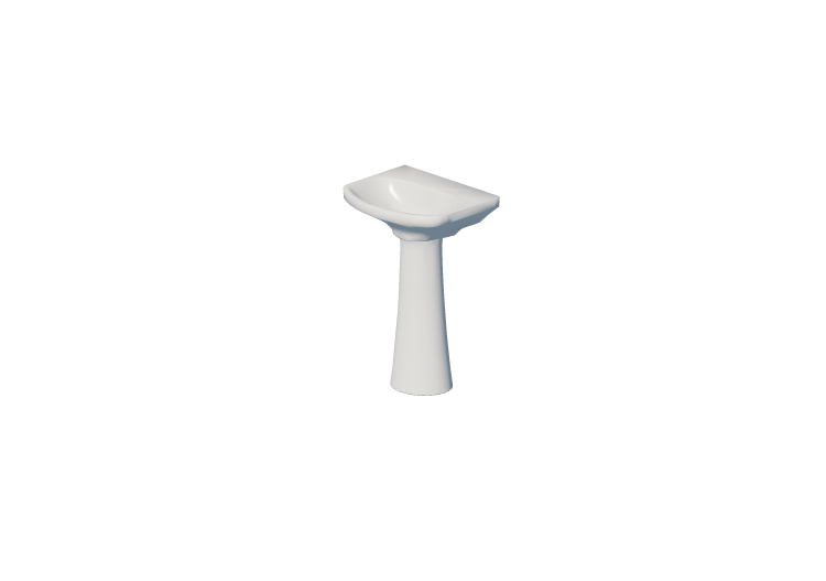 Lavabi 3D - Lavandino bagno a terra 85x50cm - ACCA software Lavabi 3D - Lavandino bagno a terra 85x50cm - ACCA software