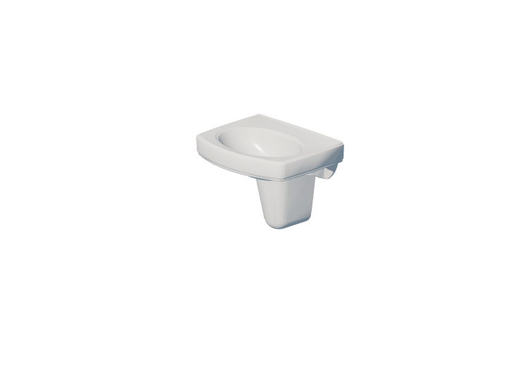 3D Waschbecken - Badezimmer-Waschbecken hängend 55x45cm -... 3D Waschbecken - Badezimmer-Waschbecken hängend 55x45cm -...