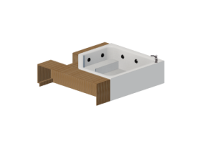 3D Badewannen - Jacuzzi