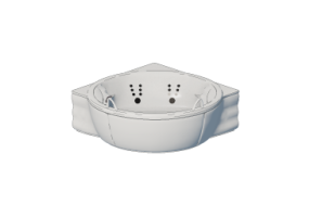 3D Badewannen - Jacuzzi