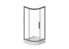 Duches 3D - Chuveiro de canto com cabine