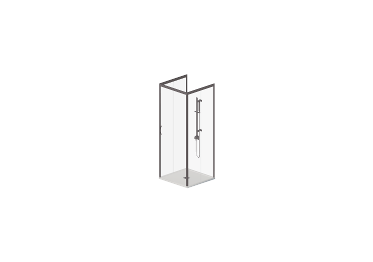 3D Duschen - Duschwanne mit Duschkabine 80x80cm - ACCA... 3D Duschen - Duschwanne mit Duschkabine 80x80cm - ACCA...
