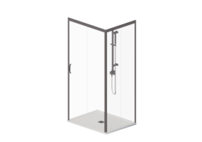 Docce 3D - Piatto doccia con box 80x100cm