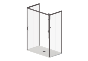 Douche 3D - Receveur douche avec cabine 80x140cm