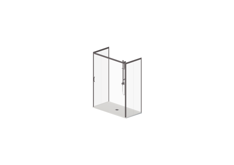 Duches 3D - Base de chuveiro com cabine 80x160cm - ACCA... Duches 3D - Base de chuveiro com cabine 80x160cm - ACCA...
