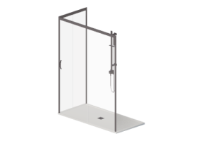 Docce 3D - Piatto doccia con box 80x160cm